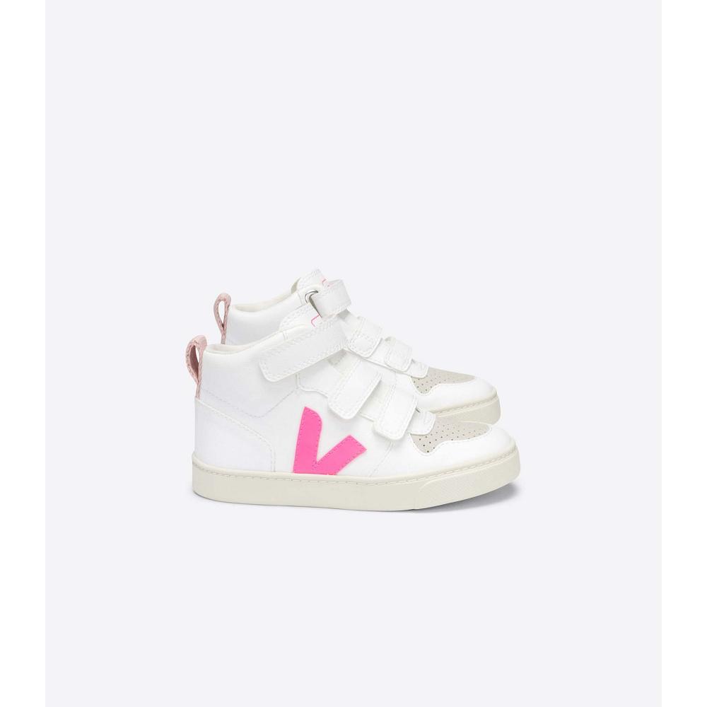 Veja V-10 MID CWL Topanky Detske White/Pink | SK 798XYU